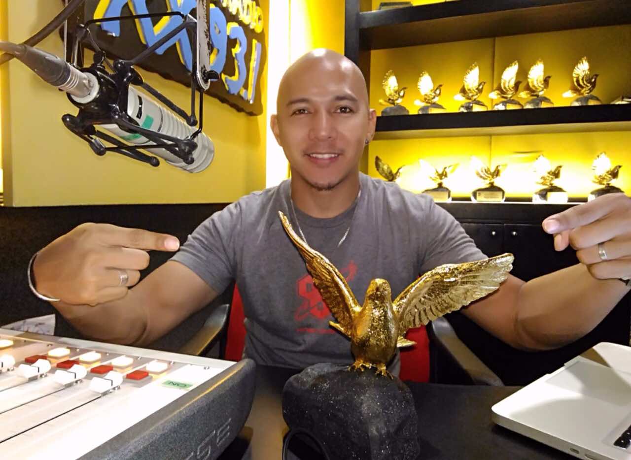 With one of them #GoldenDoves! Monster thanks to the KBP Golden Dove Awards!
